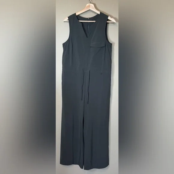 Athleta Topanga Jumpsuit Romper Olive Green Size Small Petite - Picture 2 of 5